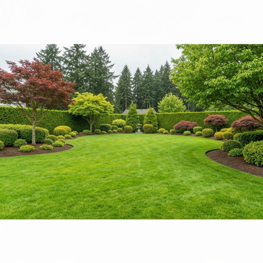 Beautiful landscaping in Kitsap County